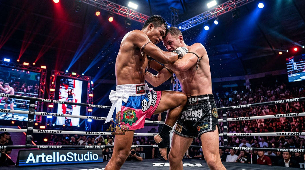 🥊 Muay Thai Shorts Kickboxing MMA Fight Shorts for Men Women Kids – Thai Boxing Training Gear, Breathable Quick Dry Martial Arts Combat Shorts