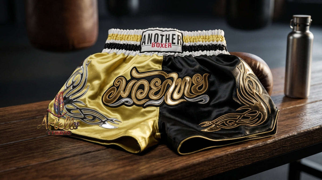 🥊 Muay Thai Shorts Kickboxing MMA Fight Shorts for Men Women Kids – Thai Boxing Training Gear, Breathable Quick Dry Martial Arts Combat Shorts