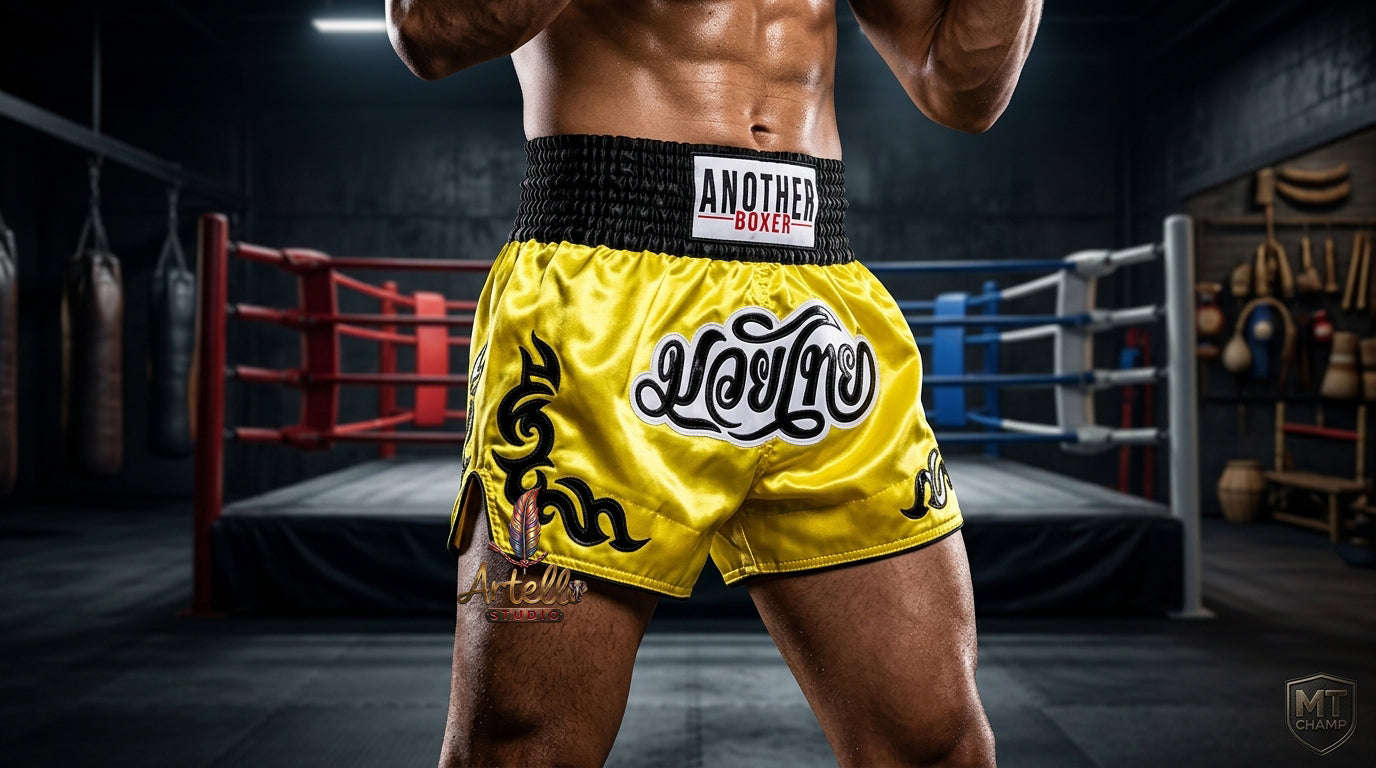 🥊 Muay Thai Shorts Kickboxing MMA Fight Shorts for Men Women Kids – Thai Boxing Training Gear, Breathable Quick Dry Martial Arts Combat Shorts