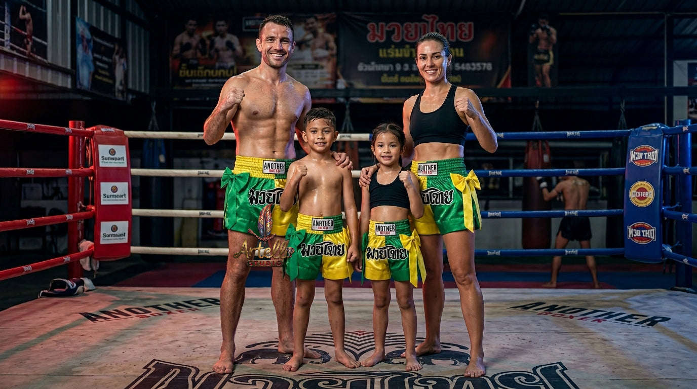🥊 Muay Thai Shorts Kickboxing MMA Fight Shorts for Men Women Kids – Thai Boxing Training Gear, Breathable Quick Dry Martial Arts Combat Shorts
