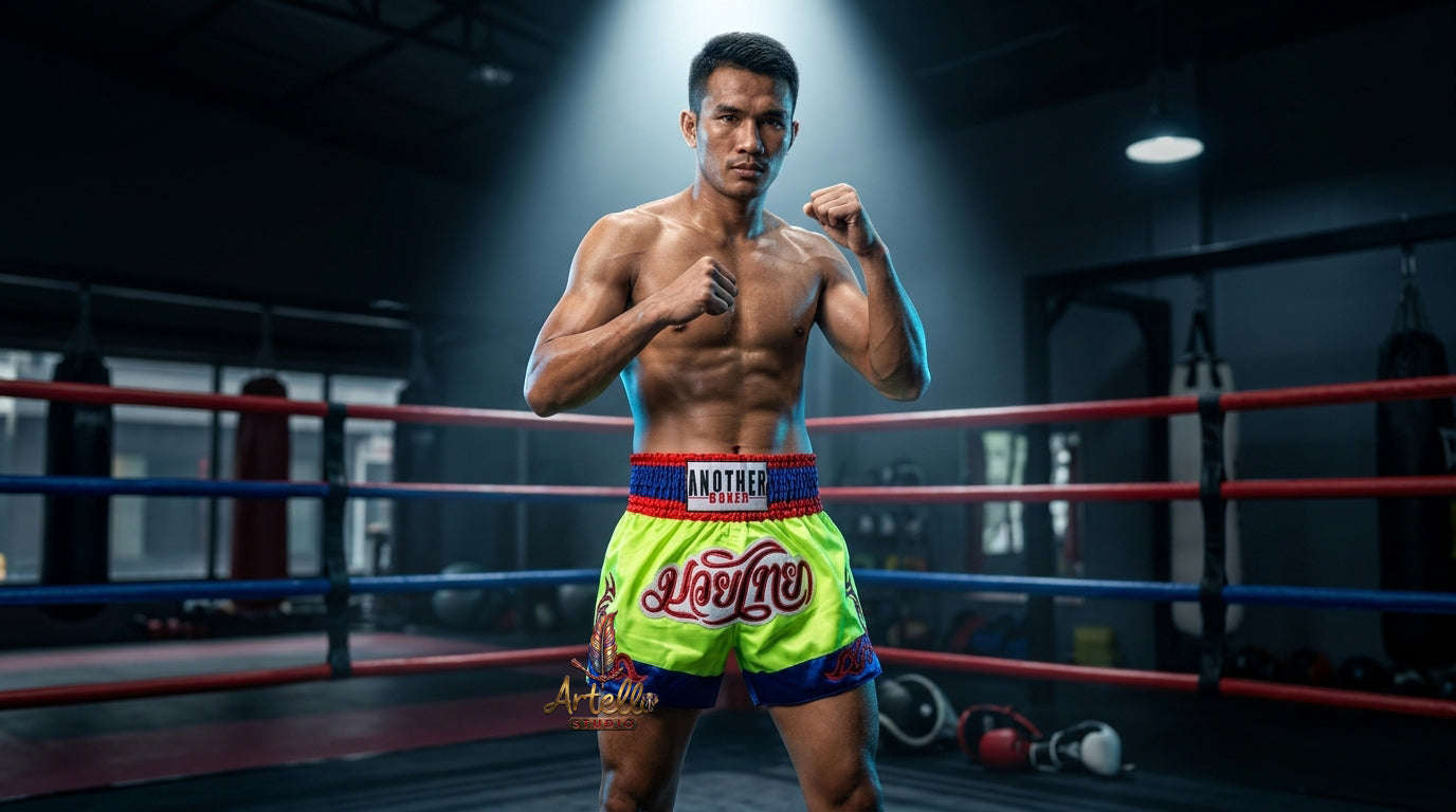 🥊 Muay Thai Shorts Kickboxing MMA Fight Shorts for Men Women Kids – Thai Boxing Training Gear, Breathable Quick Dry Martial Arts Combat Shorts