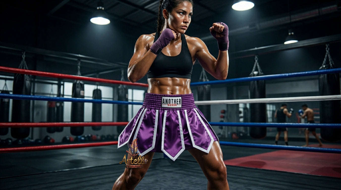 🥊 Muay Thai Shorts Kickboxing MMA Fight Shorts for Men Women Kids – Thai Boxing Training Gear, Breathable Quick Dry Martial Arts Combat Shorts