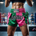 🥊 Muay Thai Shorts Kickboxing MMA Fight Shorts for Men Women Kids – Thai Boxing Training Gear, Breathable Quick Dry Martial Arts Combat Shorts