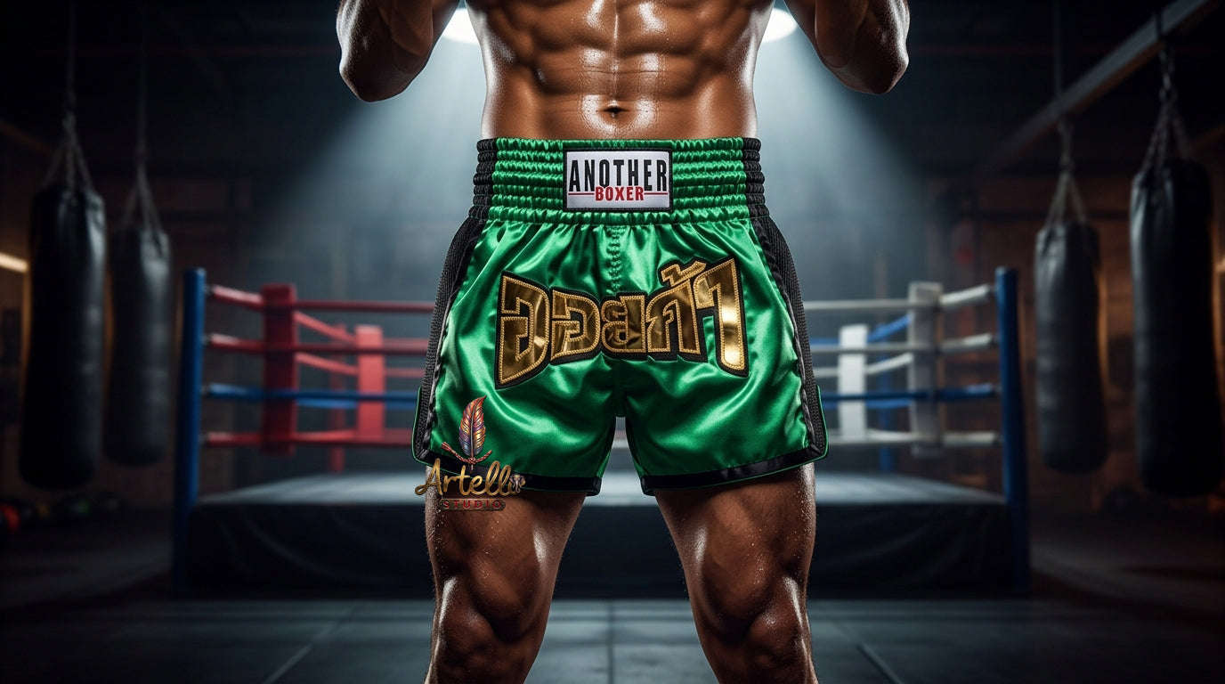 🥊 Muay Thai Shorts Kickboxing MMA Fight Shorts for Men Women Kids – Thai Boxing Training Gear, Breathable Quick Dry Martial Arts Combat Shorts