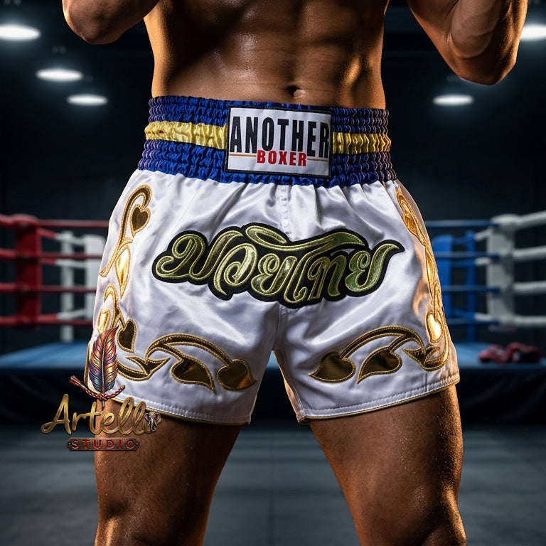 🥊 Muay Thai Shorts Kickboxing MMA Fight Shorts for Men Women Kids – Thai Boxing Training Gear, Breathable Quick Dry Martial Arts Combat Shorts