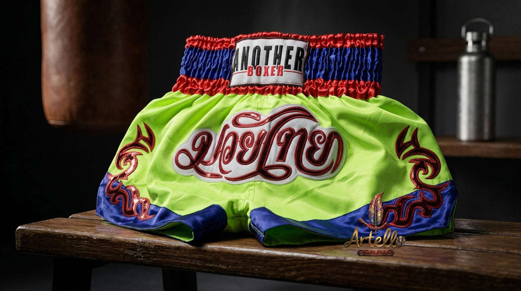 🥊 Muay Thai Shorts Kickboxing MMA Fight Shorts for Men Women Kids – Thai Boxing Training Gear, Breathable Quick Dry Martial Arts Combat Shorts