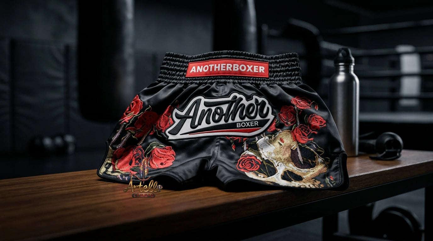 🥊 Muay Thai Shorts Kickboxing MMA Fight Shorts for Men Women Kids – Thai Boxing Training Gear, Breathable Quick Dry Martial Arts Combat Shorts