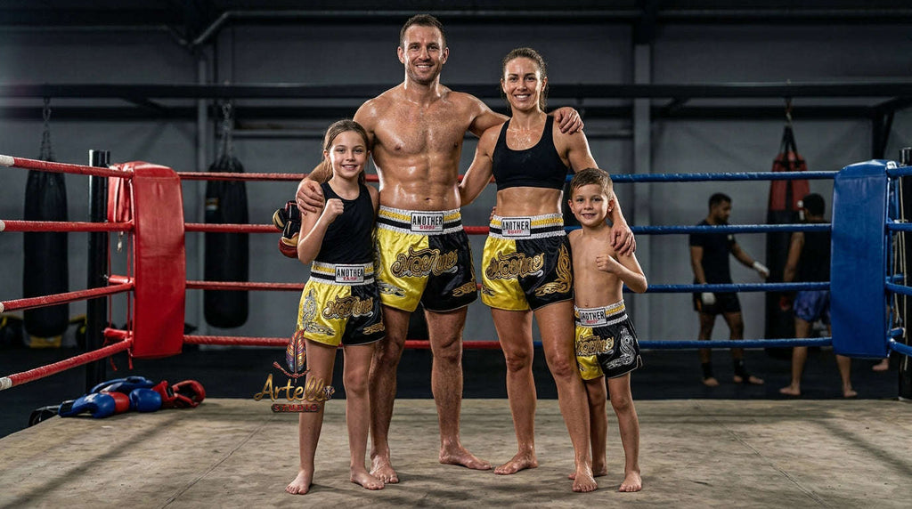 🥊 Muay Thai Shorts Kickboxing MMA Fight Shorts for Men Women Kids – Thai Boxing Training Gear, Breathable Quick Dry Martial Arts Combat Shorts