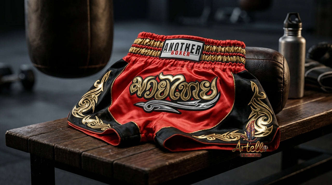 🥊 Muay Thai Shorts Kickboxing MMA Fight Shorts for Men Women Kids – Thai Boxing Training Gear, Breathable Quick Dry Martial Arts Combat Shorts
