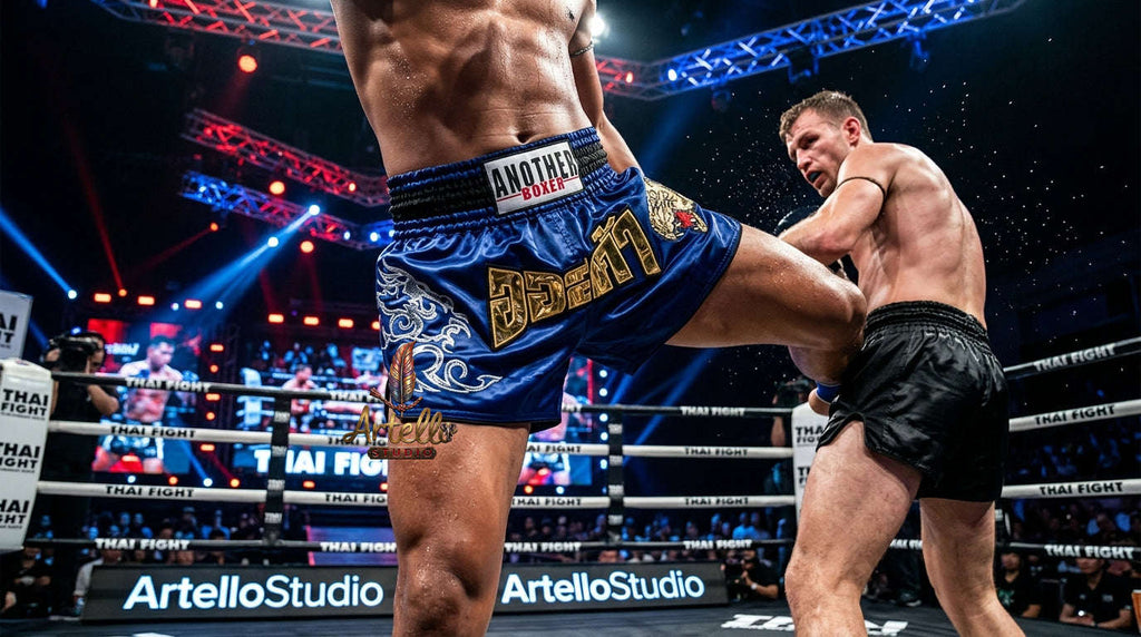 🥊 Muay Thai Shorts Kickboxing MMA Fight Shorts for Men Women Kids – Thai Boxing Training Gear, Breathable Quick Dry Martial Arts Combat Shorts