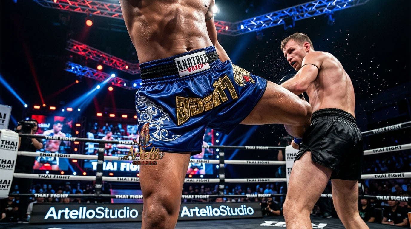 🥊 Muay Thai Shorts Kickboxing MMA Fight Shorts for Men Women Kids – Thai Boxing Training Gear, Breathable Quick Dry Martial Arts Combat Shorts
