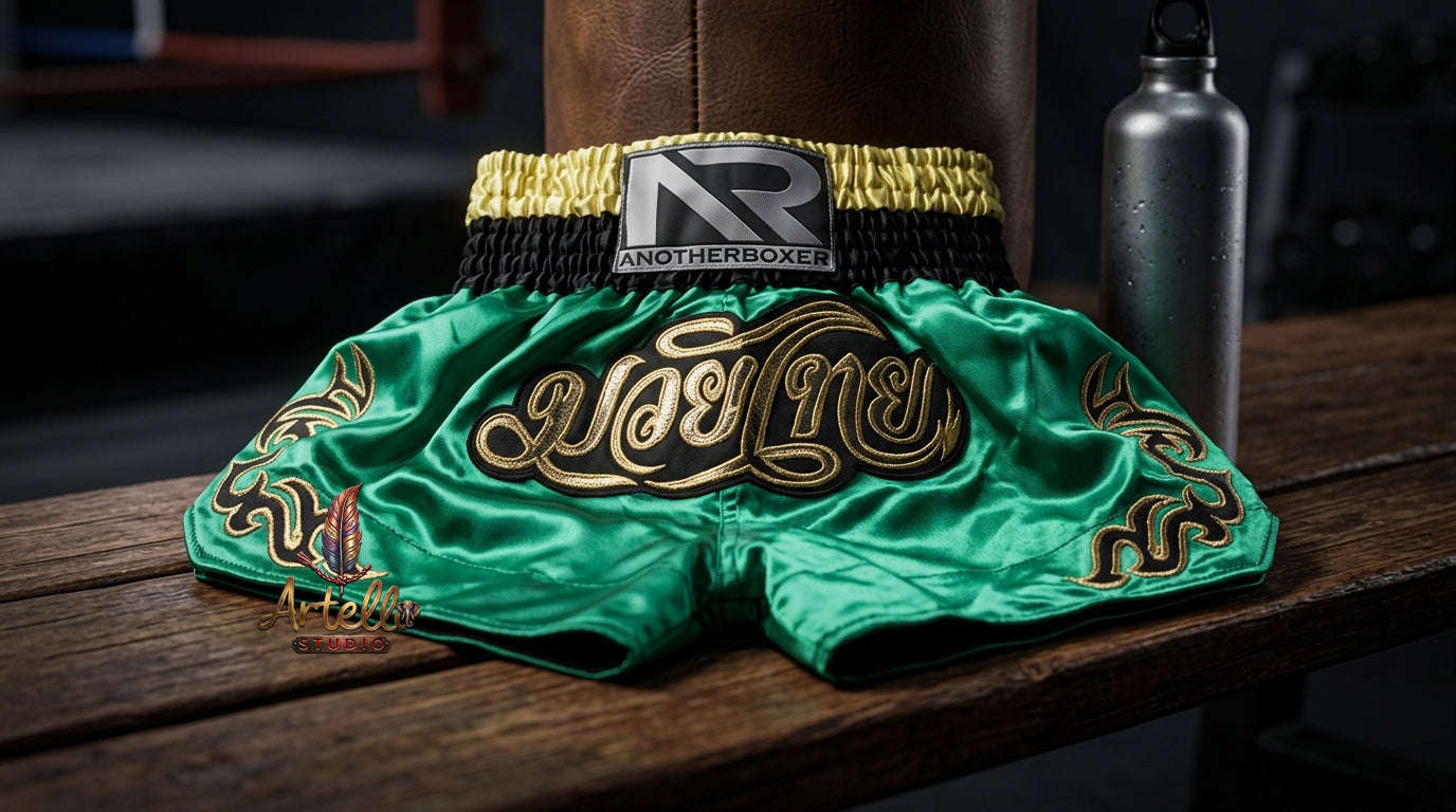 🥊 Muay Thai Shorts Kickboxing MMA Fight Shorts for Men Women Kids – Thai Boxing Training Gear, Breathable Quick Dry Martial Arts Combat Shorts