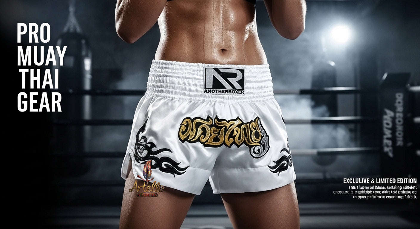 🥊 Muay Thai Shorts Kickboxing MMA Fight Shorts for Men Women Kids – Thai Boxing Training Gear, Breathable Quick Dry Martial Arts Combat Shorts