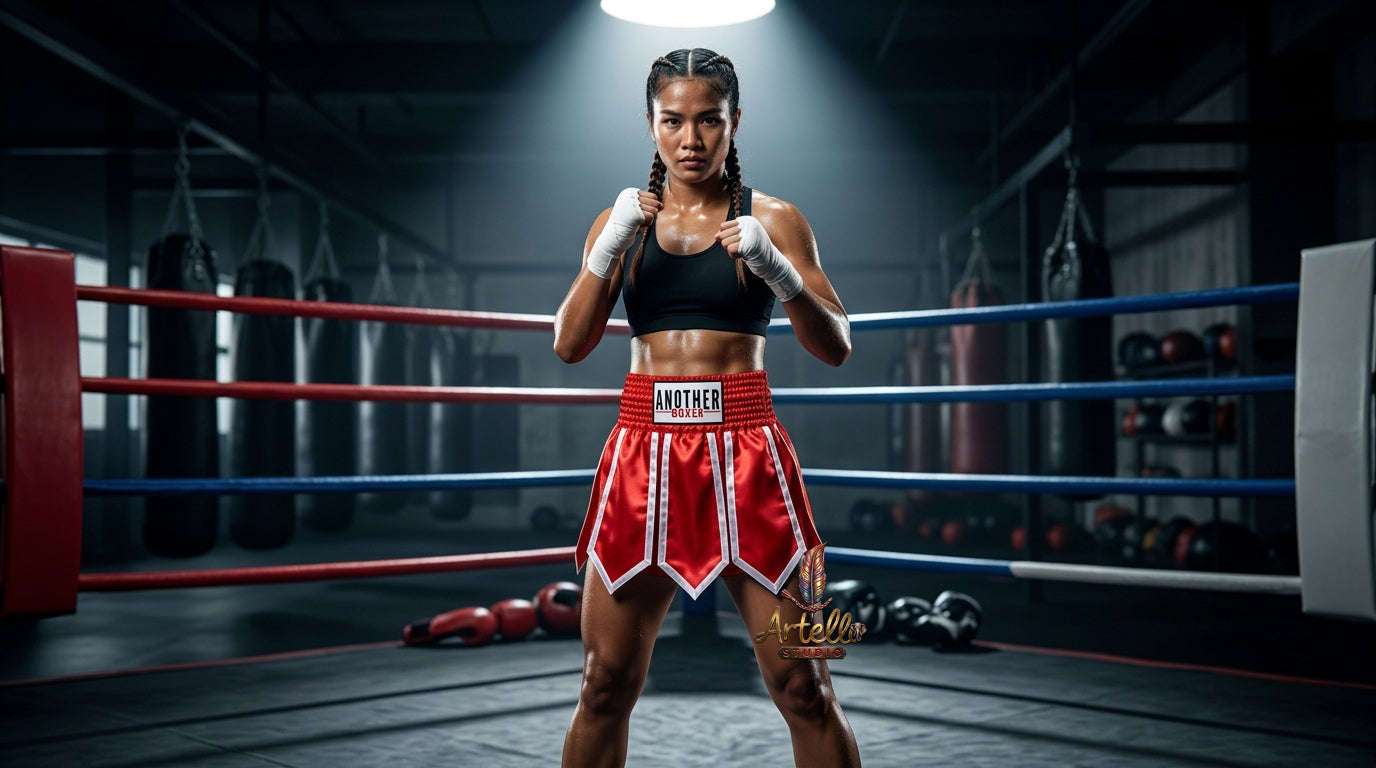 🥊 Muay Thai Shorts Kickboxing MMA Fight Shorts for Men Women Kids – Thai Boxing Training Gear, Breathable Quick Dry Martial Arts Combat Shorts