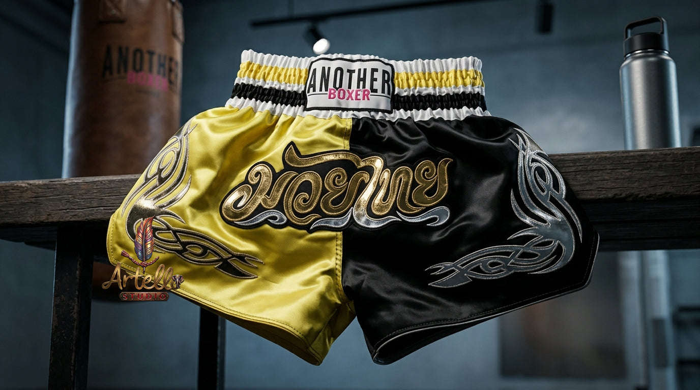 🥊 Muay Thai Shorts Kickboxing MMA Fight Shorts for Men Women Kids – Thai Boxing Training Gear, Breathable Quick Dry Martial Arts Combat Shorts