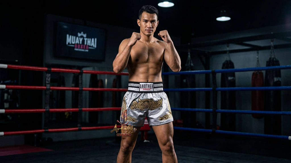 🥊 Muay Thai Shorts Kickboxing MMA Fight Shorts for Men Women Kids – Thai Boxing Training Gear, Breathable Quick Dry Martial Arts Combat Shorts
