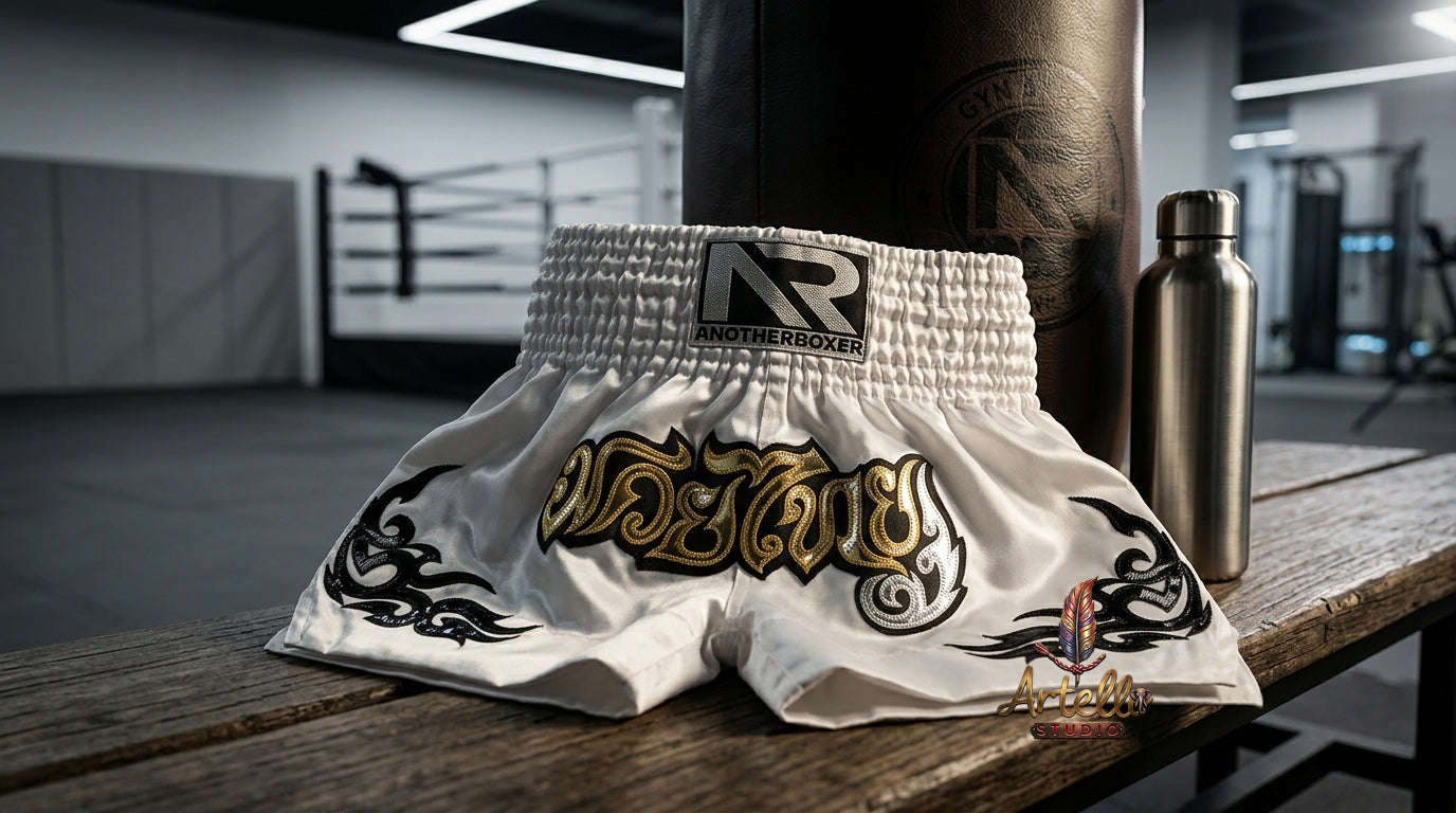 🥊 Muay Thai Shorts Kickboxing MMA Fight Shorts for Men Women Kids – Thai Boxing Training Gear, Breathable Quick Dry Martial Arts Combat Shorts