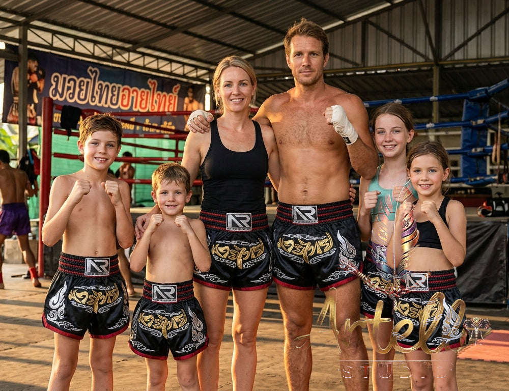 🥊 Muay Thai Shorts Premium Satin Thai Boxing Shorts – Kickboxing Fight Shorts for MMA Training | Combat Sports Gear for Men, Women & Kids