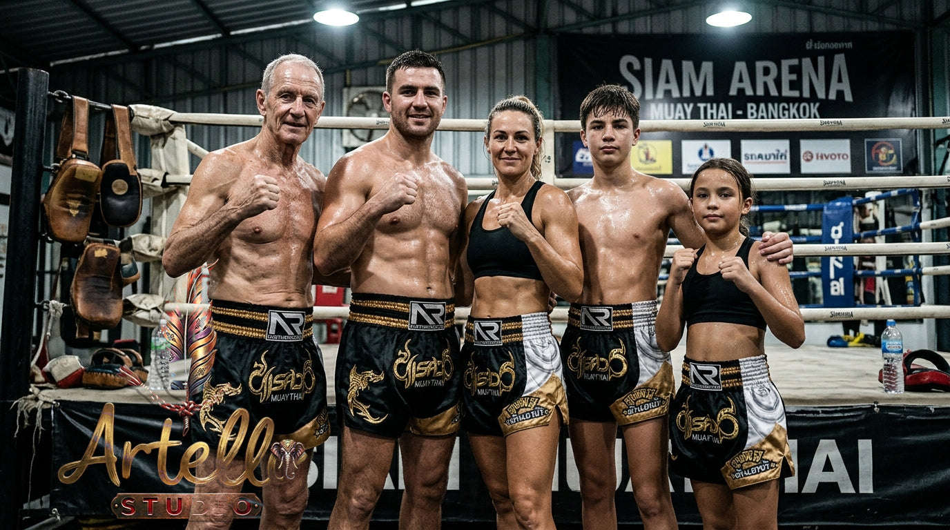 🥊 Muay Thai Shorts Premium Satin Thai Boxing Shorts – Kickboxing Fight Shorts for MMA Training | Combat Sports Gear for Men, Women & Kids