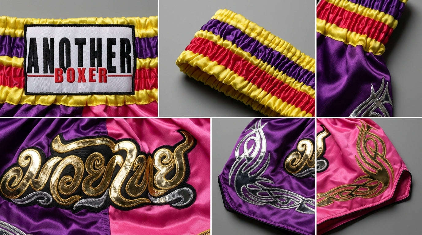 🥊 Muay Thai Shorts Premium Satin Thai Boxing Shorts – Kickboxing Fight Shorts for MMA Training | Combat Sports Gear for Men, Women & Kids