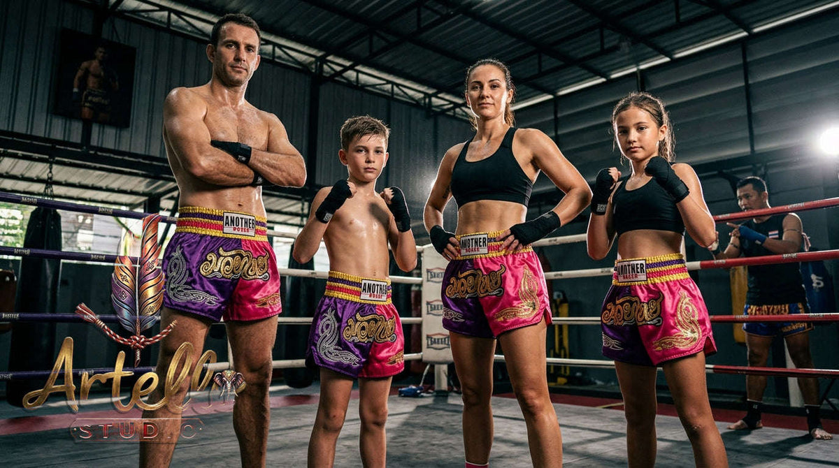 🥊 Muay Thai Shorts Premium Satin Thai Boxing Shorts – Kickboxing Fight Shorts for MMA Training | Combat Sports Gear for Men, Women & Kids