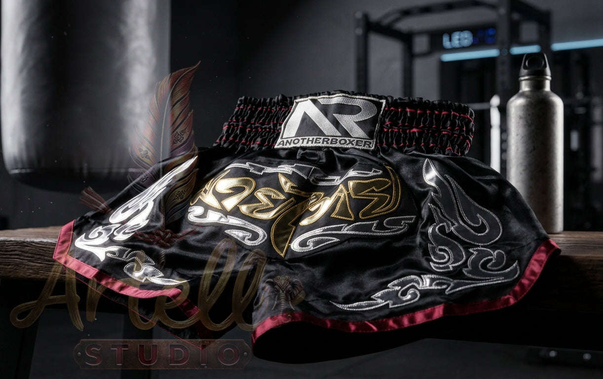 🥊 Muay Thai Shorts Premium Satin Thai Boxing Shorts – Kickboxing Fight Shorts for MMA Training | Combat Sports Gear for Men, Women & Kids