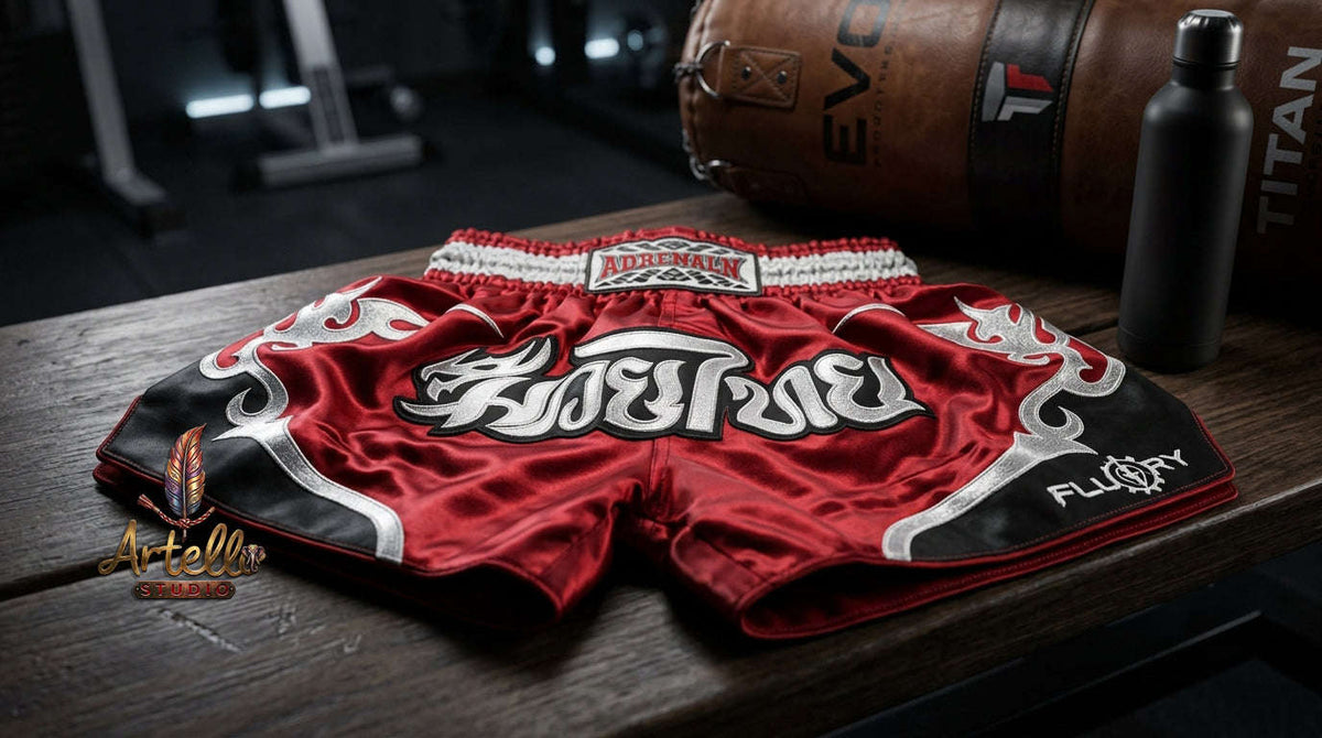 🥊 Muay Thai Shorts Premium Satin Thai Boxing Shorts – Kickboxing Fight Shorts for MMA Training | Combat Sports Gear for Men, Women & Kids