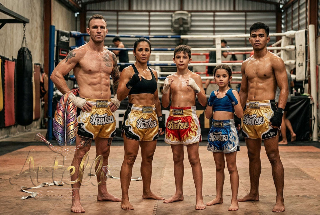 🥊 Muay Thai Shorts Premium Satin Thai Boxing Shorts – Kickboxing Fight Shorts for MMA Training | Combat Sports Gear for Men, Women & Kids