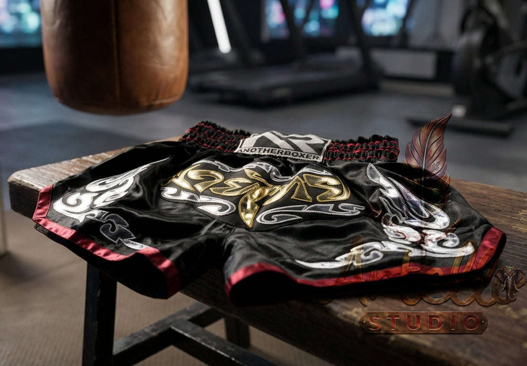 🥊 Muay Thai Shorts Premium Satin Thai Boxing Shorts – Kickboxing Fight Shorts for MMA Training | Combat Sports Gear for Men, Women & Kids