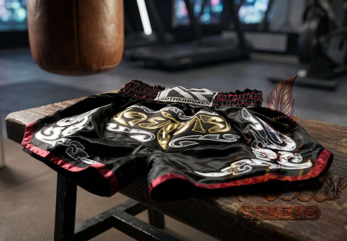 🥊 Muay Thai Shorts Premium Satin Thai Boxing Shorts – Kickboxing Fight Shorts for MMA Training | Combat Sports Gear for Men, Women & Kids
