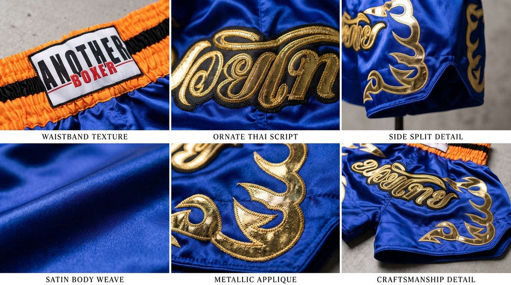 🥊 Muay Thai Shorts Premium Satin Thai Boxing Shorts – Kickboxing Fight Shorts for MMA Training | Combat Sports Gear for Men, Women & Kids