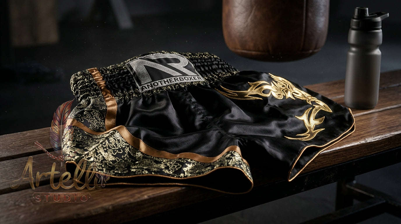 🥊 Muay Thai Shorts Premium Satin Thai Boxing Shorts – Kickboxing Fight Shorts for MMA Training | Combat Sports Gear for Men, Women & Kids