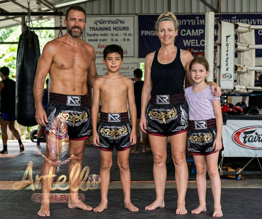 🥊 Muay Thai Shorts Premium Satin Thai Boxing Shorts – Kickboxing Fight Shorts for MMA Training | Combat Sports Gear for Men, Women & Kids