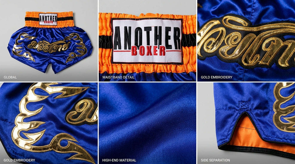 🥊 Muay Thai Shorts Premium Satin Thai Boxing Shorts – Kickboxing Fight Shorts for MMA Training | Combat Sports Gear for Men, Women & Kids