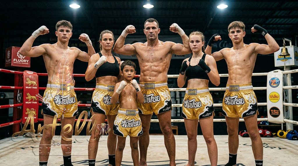 🥊 Muay Thai Shorts Premium Satin Thai Boxing Shorts – Kickboxing Fight Shorts for MMA Training | Combat Sports Gear for Men, Women & Kids