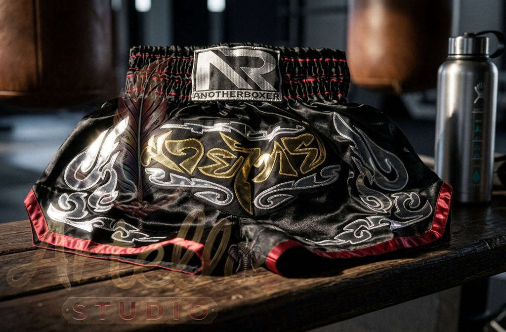 🥊 Muay Thai Shorts Premium Satin Thai Boxing Shorts – Kickboxing Fight Shorts for MMA Training | Combat Sports Gear for Men, Women & Kids