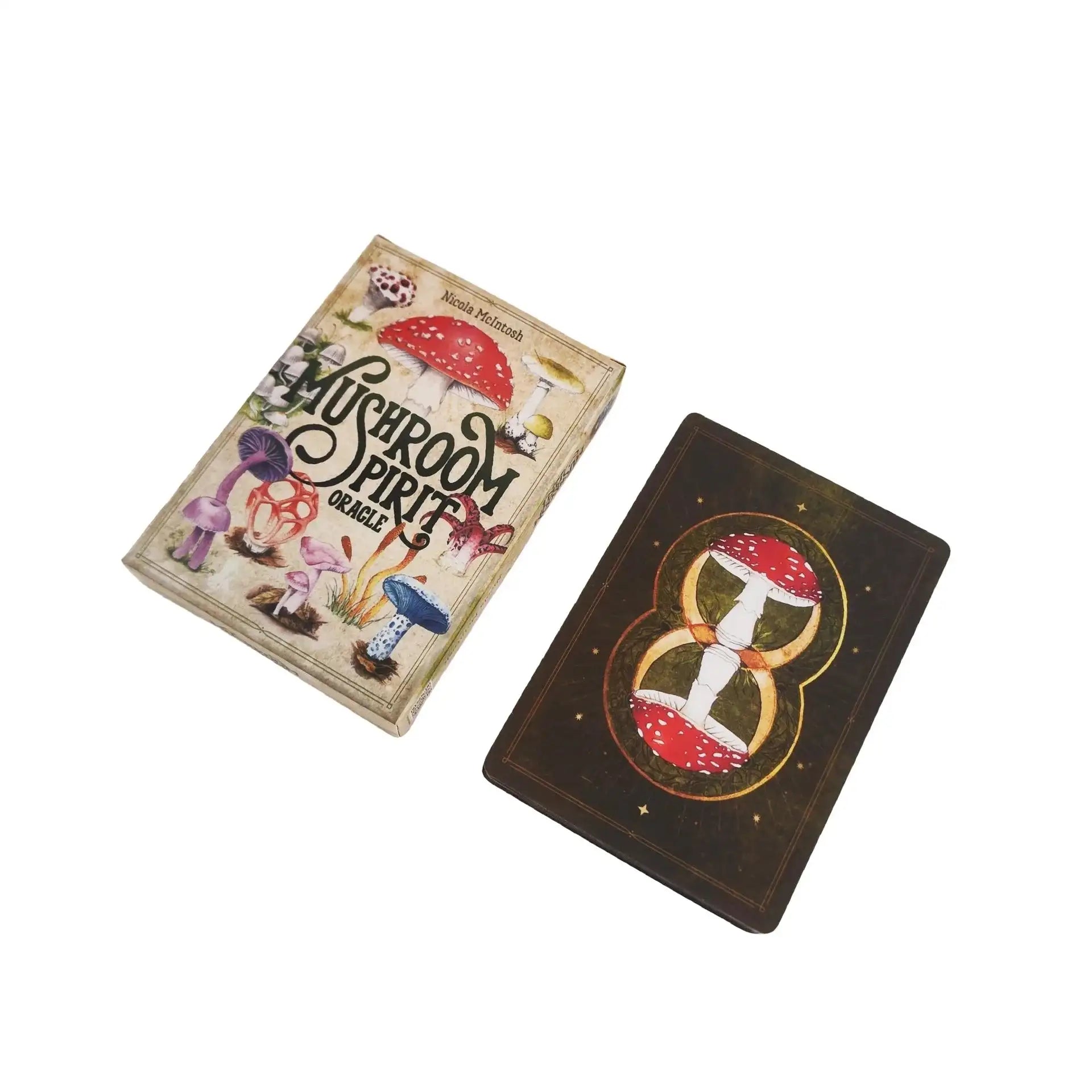 🍄 Mushroom Spirit Oracle Cards – Enchanting 44-Card Deck for Spiritual Growth and Guidance