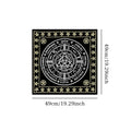 🪐 Mystery Stars Tarot Mat – Durable Polyester Altar Cloth Featuring Celestial Starry Design for Tarot and Divination Rituals 49x49cm