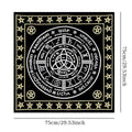 🪐 Mystery Stars Tarot Mat – Durable Polyester Altar Cloth Featuring Celestial Starry Design for Tarot and Divination Rituals 75x75cm