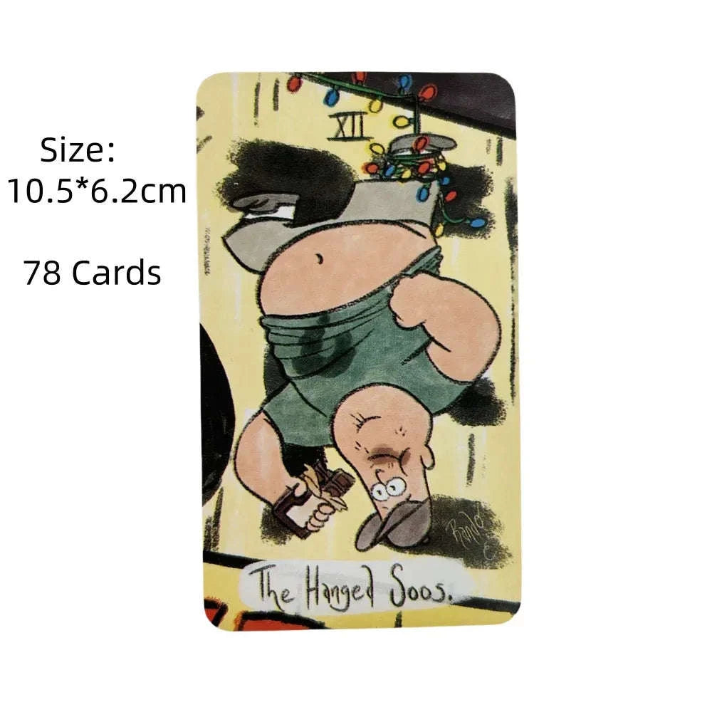 Mystery Tarot Cards Deck - 78 Gravity Falls Inspired Cards for Party and Board Games