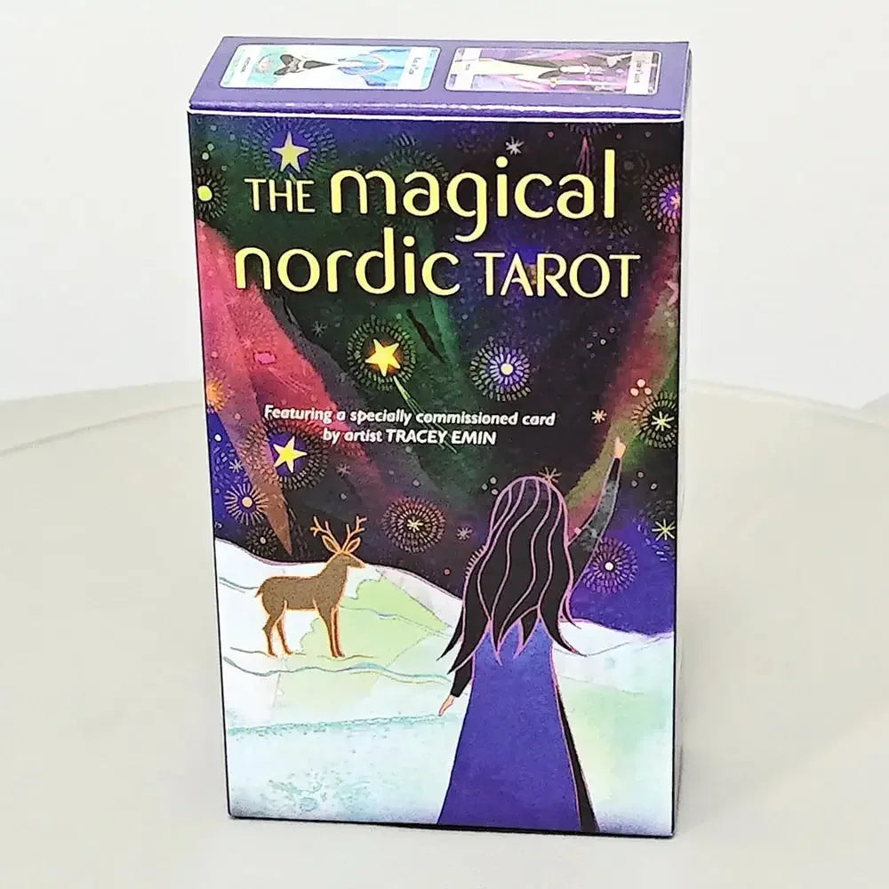 Mystic Black Rose Oracle Deck – 78 Insightful Cards Featuring Twin Flame Love Keywords and Healing Shadow Work, Portable 10.3 x 6 cm Default Title