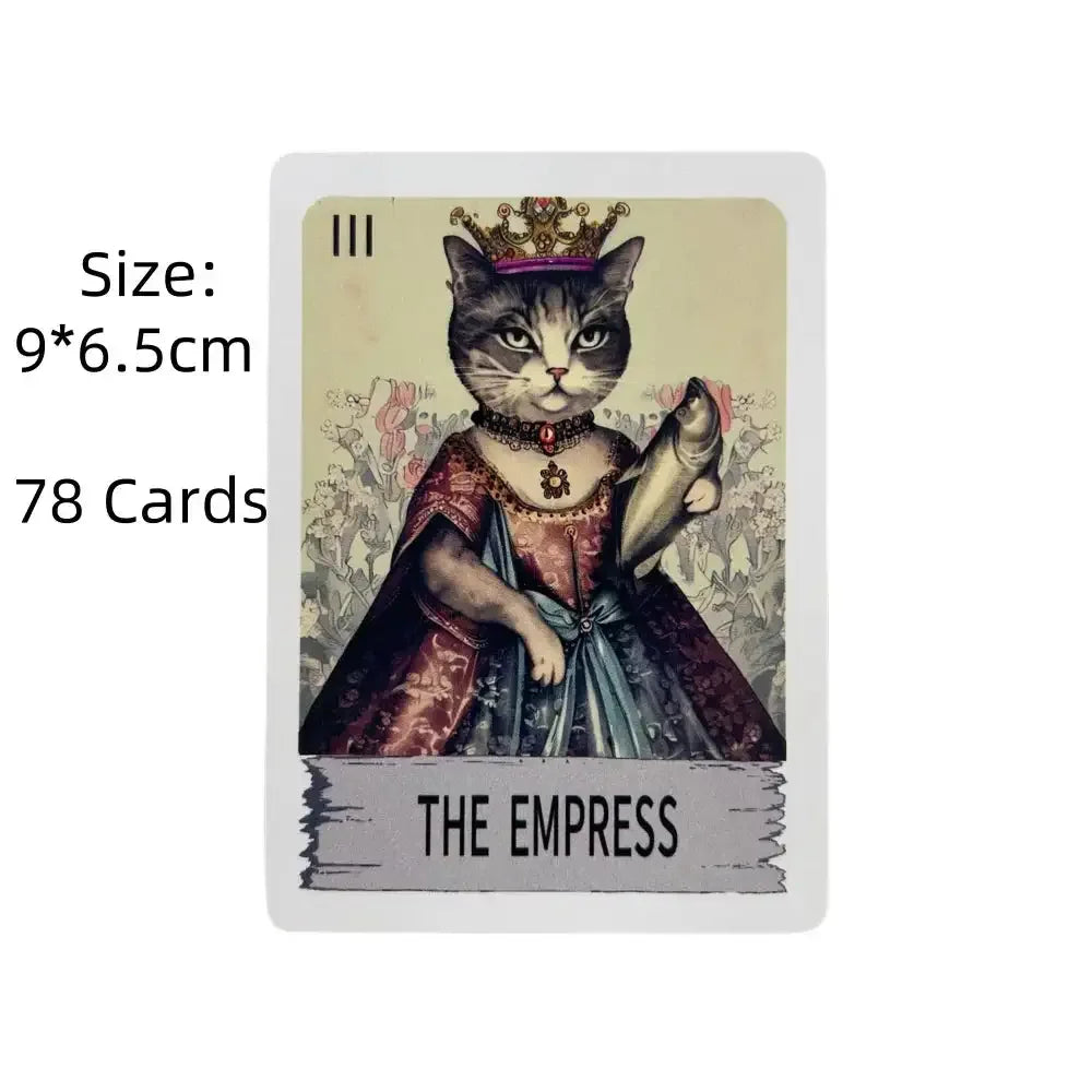 🐱 Mystic Cat Tarot – Playful and Intuitive 78-Card Deck Featuring Animal Magic for Beginners and Social Divination