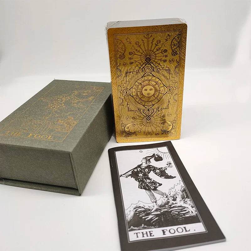 Rose Gold Tarot Deck with Gold Foil - Deluxe Edition