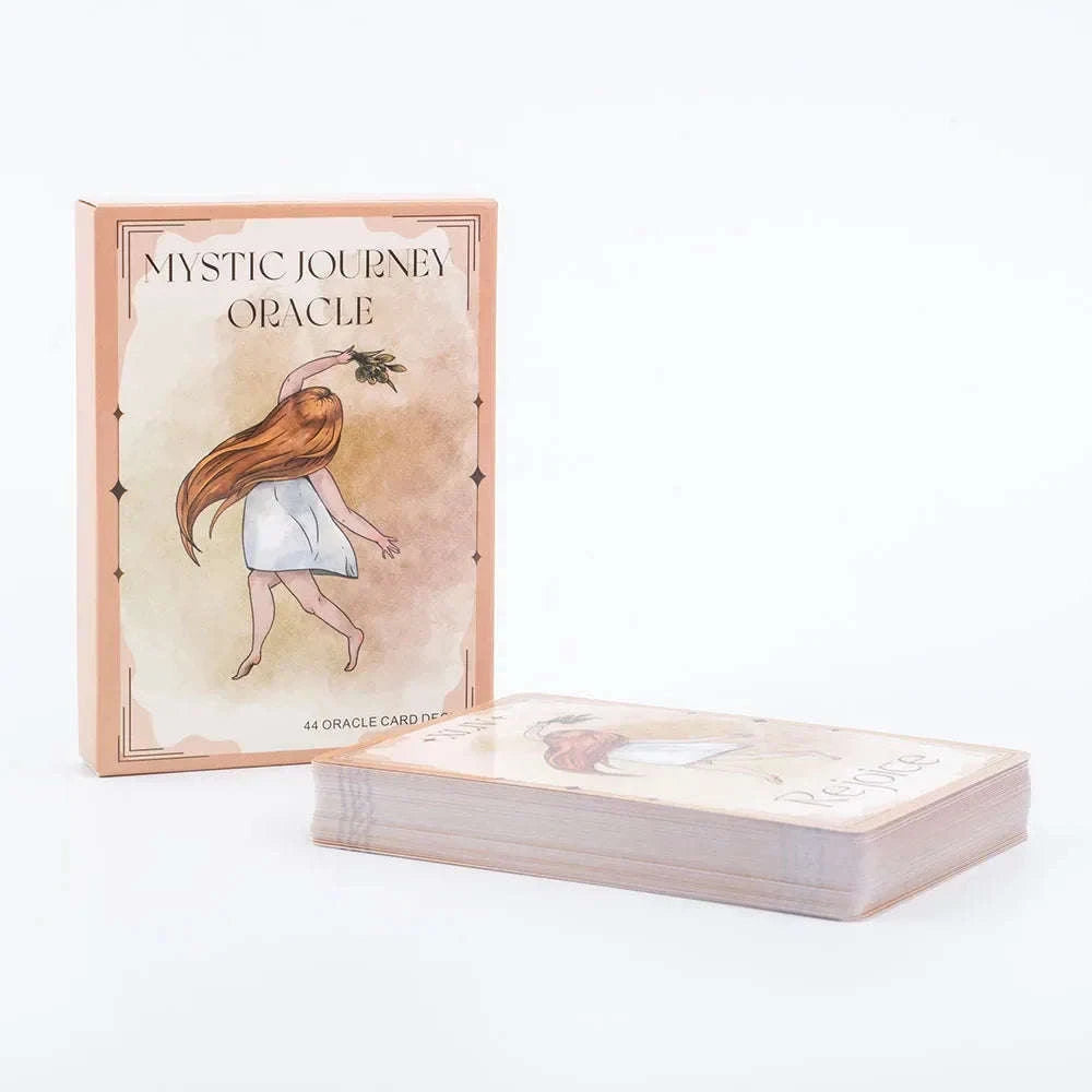 🎴 Mystic Journey Oracle Deck – 44-Card English Edition for Intuitive Guidance, Meditation, and Entertaining Family Play