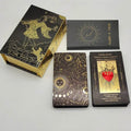 Russian Deluxe Gold Foil Tarot Deck – Thai Gold Foil Tarot Deck for Spiritual Insight & Instant Decision-Making Russian Universe