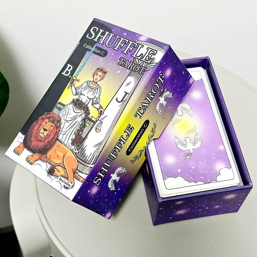 Shuffle Tarot Collection C - Complete A & B Set (116 Cards, Silver Gilded Edges) Rigid Box Edition - Thai Blessing Co Tarot Deck Default Title