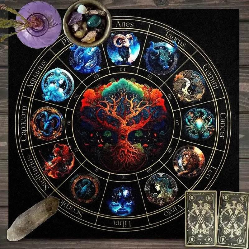 Zodiac Astrology Tablecloth - Premium Design for Astrological Enthusiasts YLB-607