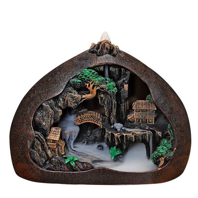 Thai Zen Backflow Incense Burner for Home Decor - Thai Blessing Landscape Design