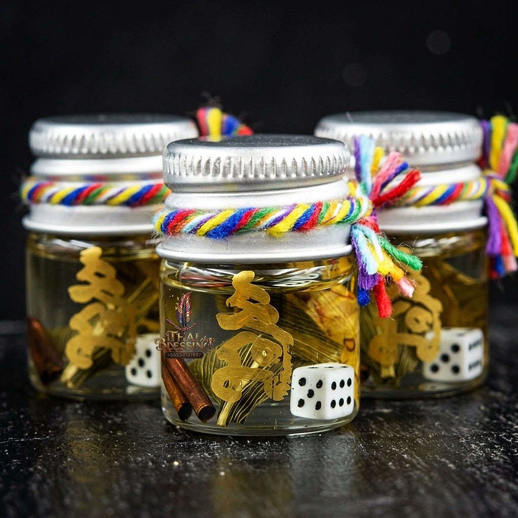 ✨ Nam Man Maha Saneh Rak Khakha (Master-Grade Root of Lust & Great Fortune Charm Oil - Supreme Seduction, Gambling Luck, & Passion Edition Thai Blessing Co By RURUECHA