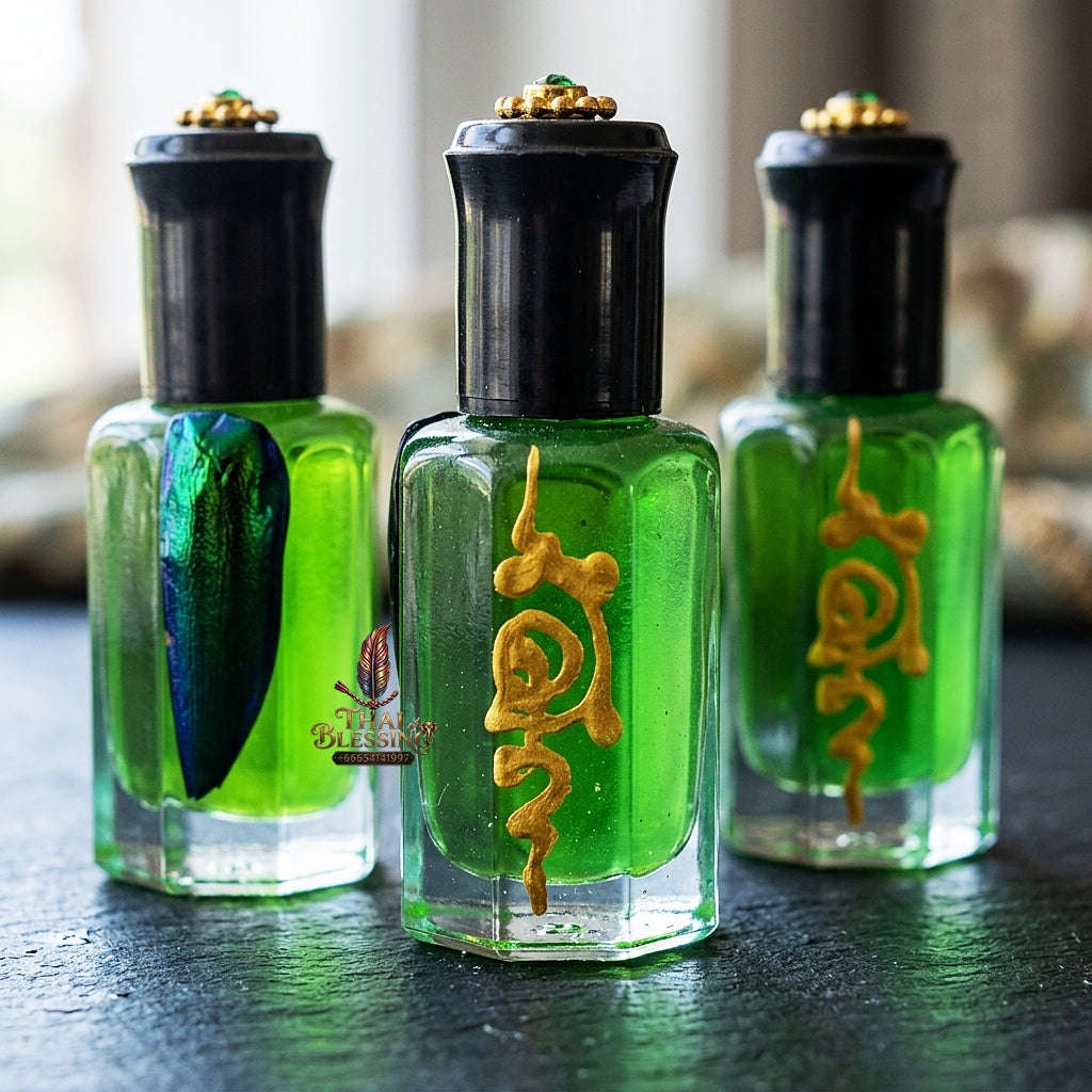 ✨ Nam Man Malaeng Thap Maha Saneh (Master-Grade Jewel Beetle Charm Oil - Magnetic Seduction, Supreme Metta, & Attraction Edition